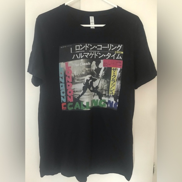 Perfect Condition Clash London Calling Japanese Release T Shirt - Picture 1 of 3